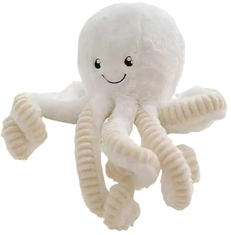 Gustaw Teddybär Groß XXL Krake - Plüschbär, Kuschelbär XXL Plüschtier, Spielgefährte und Deko in einem - Stofftier, Plüschtier Kuscheltier Teddy (Weiß, 60cm)