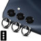 Liilaa Pellicola Fotocamera per Samsung Galaxy A16 4G / 5G, Durezza 9H Anti-graffio Vetro Temperato Copri Anello Individuale in Metallo Protezione Lente