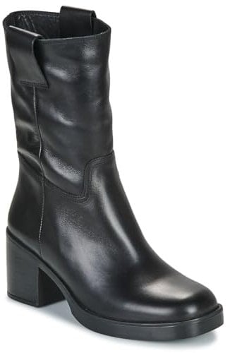 Unisa Damen Stiefeletten Schwarz Leder 38
