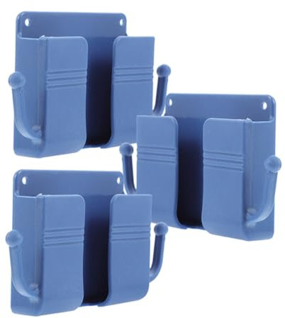 OFFSCH 3pcs Storage Box Set Phone Holder Pegboard Bin Car Vacuum Mobile Phone Laptop Stand Cell Phone Car Phone Smart Tv Phone Stand Pencil Case Toy Basket Storage Baskets Plastic Blue