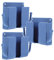 OFFSCH 3pcs Storage Box Set Phone Holder Pegboard Bin Car Vacuum Mobile Phone Laptop Stand Cell Phone Car Phone Smart Tv Phone Stand Pencil Case Toy Basket Storage Baskets Plastic Blue