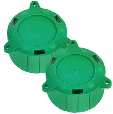 MUCKLILY 2pièces Cache-Prise De Remorque Broches pour Camion Couvercle De Étanche Et Résistant Accessoire De Remorque Adaptateur pour Connecteurs De Trailers