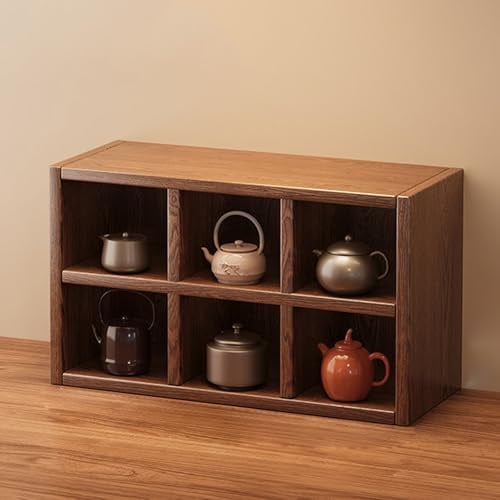 Onxyrbyte Wandmontiertes Tassenregal aus Holz,Wanddekoration Teetasse Halter,Tassenregal Holz Setzkasten,Wandregal für Tassen und Untertassen,für Wohnzimmer,Küche,Büro,Arbeitszimmer