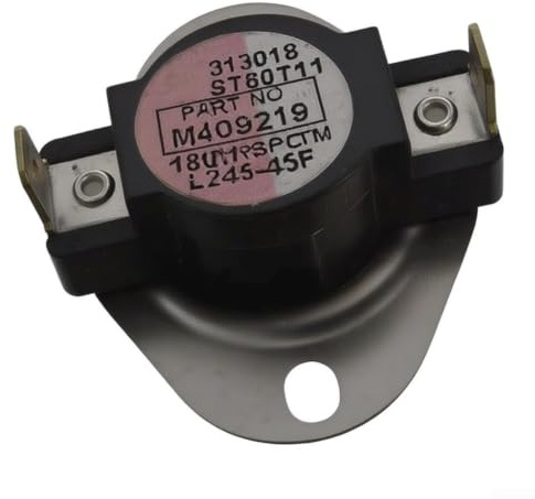 Limitatore di temperatura del termostato dell'essiccatore 245F, con disconnessione fissa per Queen per huebsch per unimac per ipso per cissell Dryers