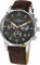 JACQUES LEMANS Herrenuhr London Lederarmband massiv Edelstahl Chronograph 1-1654ZJ