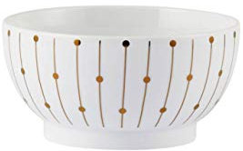 TIVOLI by Normann Copenhagen - Banquet - Bowl/Schale/Schüssel - Porzellan - Weiß/Gold - Ø 14 cm