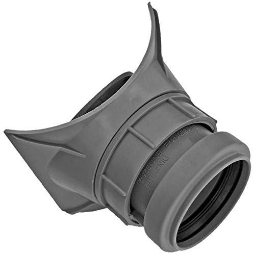 HT Anschraub Abzweig mit Dichtung an Rohr Außendurchmesser 125mm 12,5cm DN125 auf Abzweig mit Dichtung zum Einstecken für Rohraußendurchmesser 40mm 4cm DN40 Abfluss Leitung Abwasser Abgang