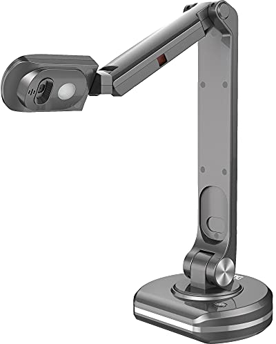 JOYUSING V500s 8MP USB Document Camera for Teachers - Visualiser with MIC, A3 Format, Auto Focus, LED Light, for Mac, Windows, Chromebook, Distance Education, Video Conferencing, Draw Online