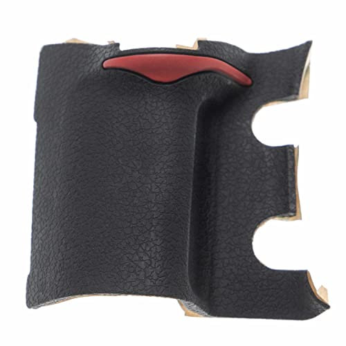 vhbw Ersatz Griffgummi kompatibel mit Nikon D300, D300s Kamera, DSLR - Selbstklebende Abdeckung für vorderen Griff Schwarz