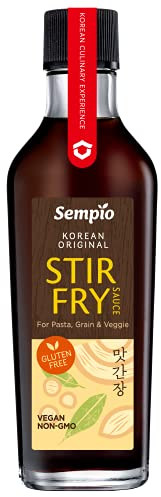 Sauce pour sauté Sempio (250ml) - Saveur Douce et Salée pour des Plats Express avec Pâtes, Céréales, Légumes & Plus Végétalien, Non-GMO