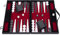 Engelhart Backgammon - 36 cm x 48 cm, Kunstleder, 2 Spieler, ab 6 Jahren