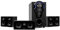 Auna Areal 525 DG 5.1 - Sistema de Sonido, Potencia 125 W RMS, x1 subwoofer 5,25, x4 satélites, x1 Central, MP3/WMA, USB, SD, AUX, Entrada Digital óptica, Bluetooth, Mando a Distancia, Negro