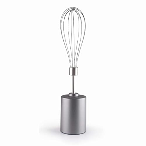 Lacor - R61668D - Batidora de Varillas ideal para la Batidora Titan Pro de Lacor, Batidora Amasadora, Accesorio para Batidor Electrico, Acero Inoxidable 18/10, Medidas 8,5x6,28x23,5 cm, Grafito