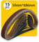 Bande Abrasive 50 x 686mm Bande de Ponceuse - Ensemble de Bandes Abrasives Mixte (3 X grains 80/120/150/240/400) pour Ponceuses à Bande, Idéale pour le Bois(15 pièces)