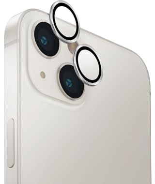 UNIQ Optix iPhone 14 & Plus Kamera Objektivschutz Silber