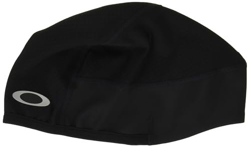 Oakley Clima Road Skull cap Cappello, Nero-Blackout, S Uomo