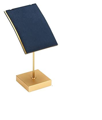 LUCBEI Porte Bijoux Collier Habit Bouclier Jewelry Pendant Spectacle Stand Mannequin Collier Bijoux Show décorer étagère for la Chambre à la Maison Presentoir Bijoux (Color : Bruin)