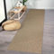 KOZYFLY Boho-Läufer für Flur, waschbar, für Flur, Schlafzimmer, Küche, 6 x 2,4 m, Gummi-Rückseite, Küchenteppich, Baumwolle, Eingangsbereich, Schlafzimmer, Küche, Hellbraun/Braun