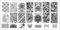 Nail-Art - Stamping-Schablone BC-09 - Nail Stamping - Nagel Kunst Template Schablonen