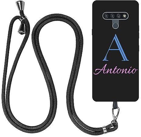 JGOYGYI Personalisierte Handyhülle kompatibel mit LG K61 K52 K50S K42 K41S K22 K20 K11 G8X G8s G8 G7 G6 V50 V40 V30 ThinQ Q7 Q6,Benutzerdefiniert Hülle mit Eigenem Name case