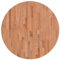 vidaXL Tischplatte, Holzplatte Holztischplatte Rund, Ersatzplatte Platte für Beistelltisch Bartisch, Massivholztischplatte Esstischplatte, Ø80x2,5 cm Massivholz Buche