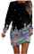Weihnachtskleid Damen, Weihnachten Kleid Festliches Damen Longpullover Für Pulloverkleid Winter Weihnachtskleider Winterkleid Christmas Dress Women Kleider Festlich (Mehrfarbig,S)