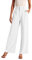 HZMM Weites Bein Hose Elegantes Hose Damen Frauen Stoffhose Für Frauen Arbeit Business Casual Hoch taillierte Anzughose Fließende Hose Büro Chino Hose Damen(Weiß, XXL)