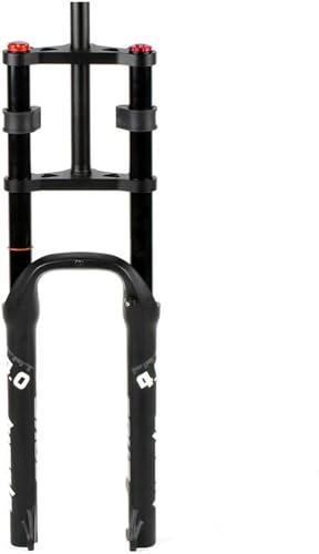 SZRWOPLO Forcella 26 Pollici Regolazione Estensione 1 1/8 Tubo Dritto QR 9mm Blocco Manuale XC AM Forcelle Anteriori ultraleggere per Mountain Bike