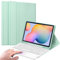 FINTIE Tastatur Hülle für Samsung Galaxy Tab S6 Lite 10,4 Zoll 2024/2022/2020 Tablet mit Magnetisch Abnehmbarer Deutscher Tastatur und Touchpad Keyboard, Mint