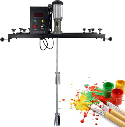 RCBDBSM Agitador IBC, máquina mezcladora de Tanque eléctrico de 980 W con Soporte para Colgar, para agitador disolvente de Tinta, Pintura, lechada, Yeso, mortero, Herramienta para agitar forraje