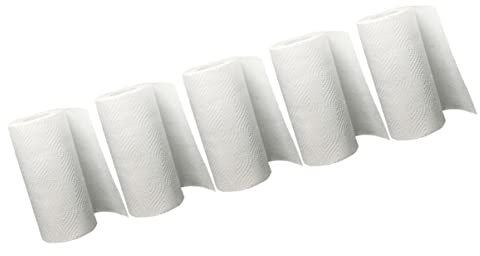 COLLBATH 5 Rollen Küchenpapier Wasser Und Ölabsorbierendes Papier Haushaltspapier Für Täglichen Gebrauch Zu Hause