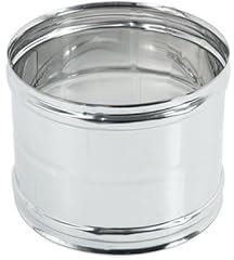 Manicotto Femmina/Femmina in Acciaio Inox per Canna Fumaria (D.180)