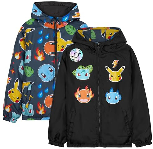 Get Trend Fortnite | Minecraft | Pokemon Veste Imperméable Garçon et Ado, Manteau de Pluie Enfant Déperlante Légère, Idee Cadeau