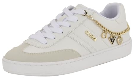 GUESS Women's Naoko Sneaker, Weiß 140, 39.5 EU