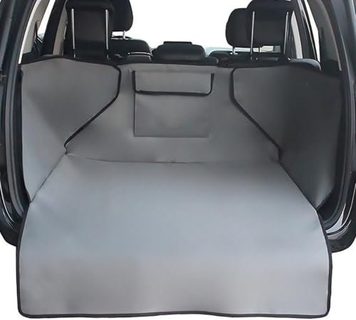 Ventoluxl Protection Coffre Voiture Chien pour Volkswagen Tiguan 2024, Tapis de Coffre pour Chien Couverture de Voiture Imperméable et Antidérapant(Gray,175 * 105)