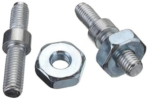 LAVAS 4 pezzi perni barra dadi barra set attrezzi da giardino parti di ricambio for motosega Stihl 024 026 MS260 028 031 032 argento