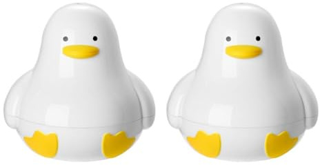 2PCS Microwave Egg Boiler – 4-Egg Cooker For Hard, Soft & Medium Boiled Eggs,Duck Microwav Shaped Cooker Poachers Egg Boiled