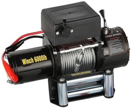 9500LB -12000LB 12V 24V Treuil Électrique Plus Rapide Avec Télécommande Sans Fil Voiture Camion Auto Barge Remorque Outil À Main Extracteur Capacité De Charge éLevéE(50010062 9500LB 12V)