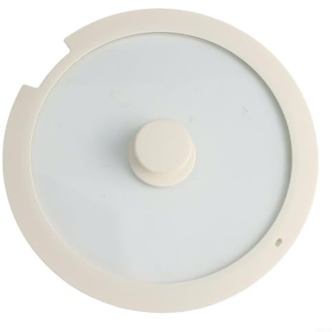 HpLive Tapa de cristal, versátil tapa de silicona para sartenes, tapa de olla de silicona resistente al calor y vidrio templado, apta para ollas de 18/20/26 cm (ancho 26 cm)
