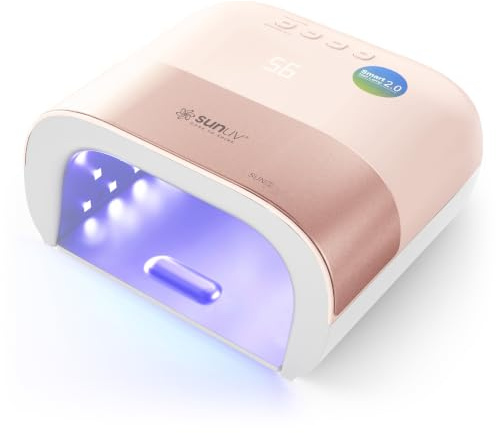 SUNUV UV Lamps for Gel Nails, Professional LED Nail Lamp for Gel Polish, Curing Light Dryer with Auto Sensor, LCD Display for Home and Salon
