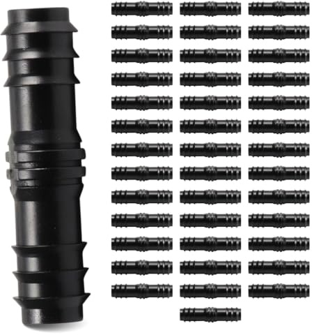 EVBOTGEE 40 Stück Tropfschlauch Verbinder Set 16mm für Bewässerungssystem
