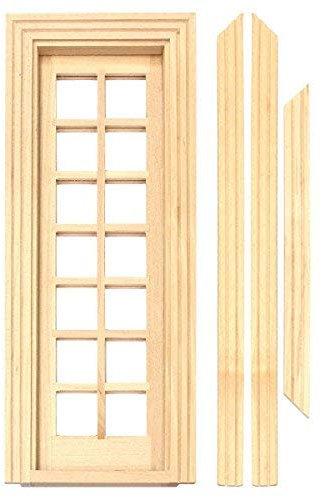 MyTinyWorld Dolls House Miniature Internal Single Glazed French Door
