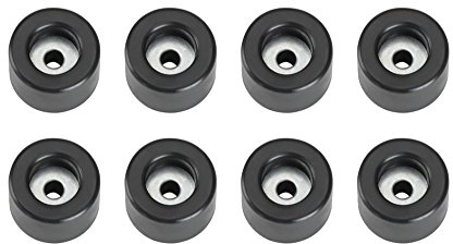 Adam Hall Hardware 4904 M8 AH - 8er Set Gummifuß 25 x 15 mm im Beutel