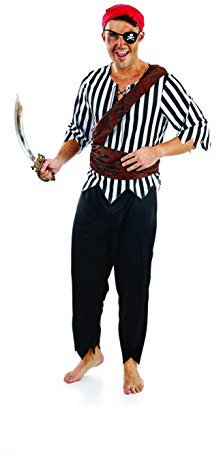 Fun Shack Piratenkostüm für Herren, Kapitän Kostüm, Perfekt für Halloween und Fasching, XL