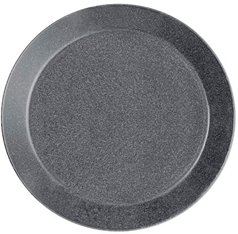 Iittala Teema Flacher Teller, Porzellan, grau, 17 cm