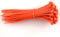 UKCable-Ties 50x Orange Cable Ties 200mm x 4.8mm Zip Tie Wraps Nylon Plastic