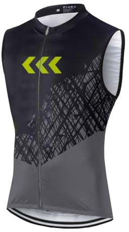 Uglyfrog Radtrikot Westen Herren Ärmellos Rennrad Trikot Fahrradtrikot Fahrradbekleidung Atmungsaktiv Schnell Trocknend MJML01