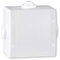 ALING-CONEL Aufputz Verteilerbox mit drei Eingängen 80x80 / IP54 500V Weiß (RAL 9003)