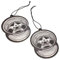 2er Set Tuning Lufterfrischer Duftbaum fürs Auto Air Freshener Design Duft Anhänger (2x Felge Silber)