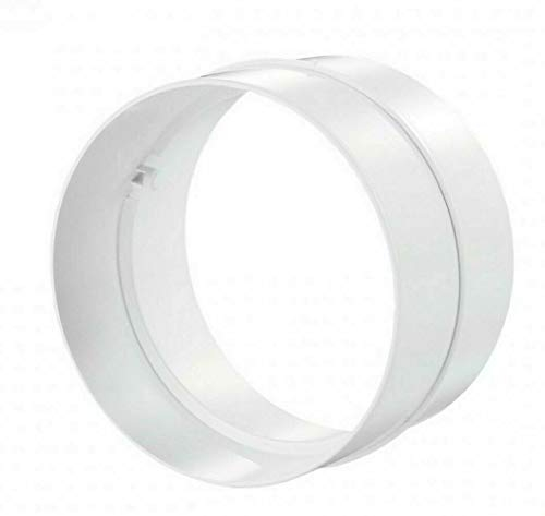 FANTRONIX Round Connector 100mm - 4 inch Dia. Connector for Duct Pipe or Flexible Ducting Hose
